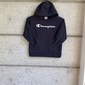 Kids L Champion Kids Classic Black Hoody